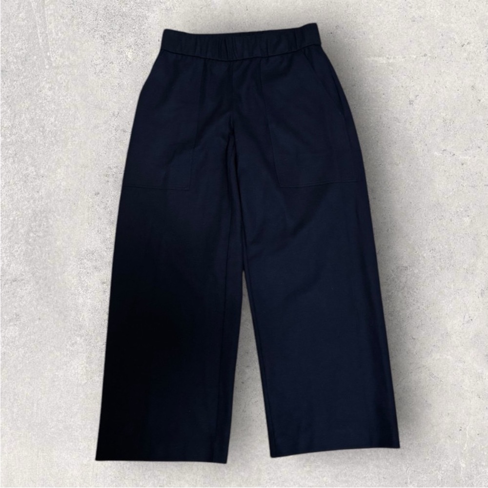 Eileen Fisher Wool Midnight Blue Trousers